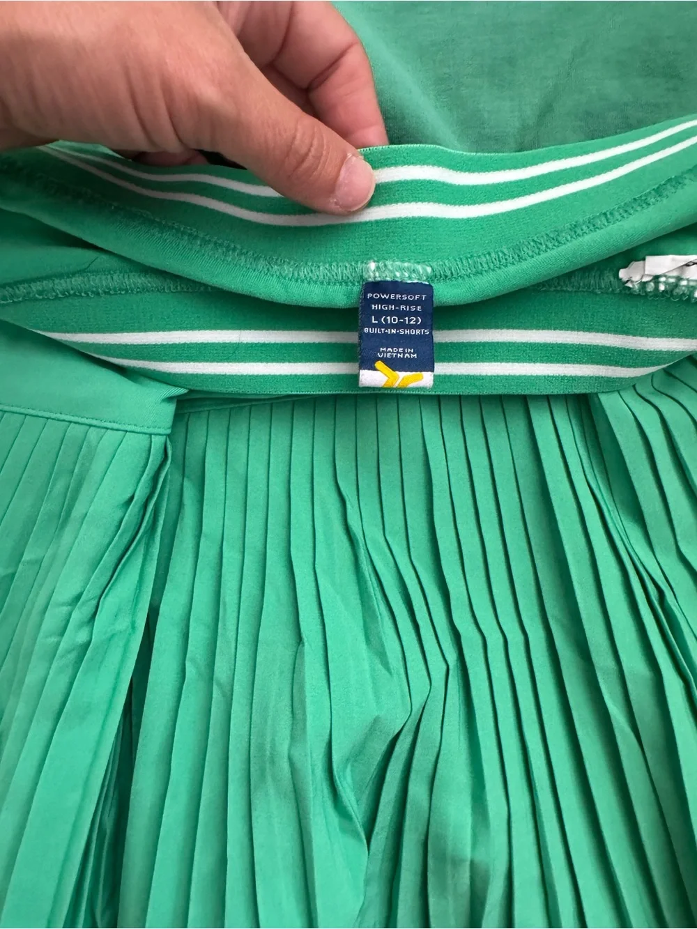 Old Navy Green Kids Matching Sweatshirt & Pleated Skort Set